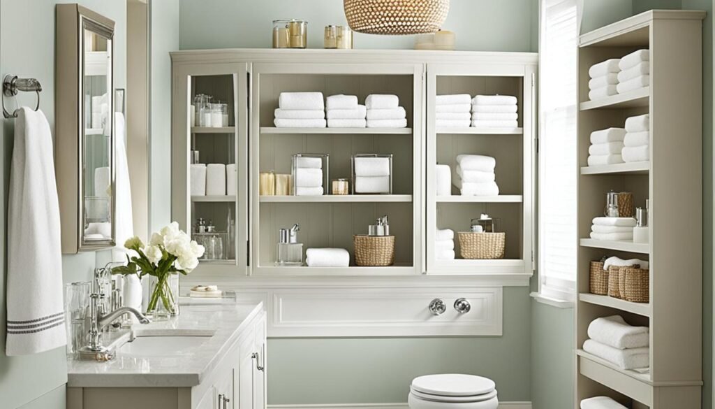 small bathroom storage