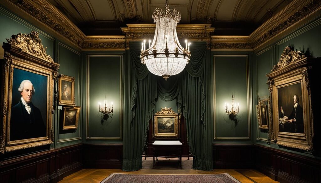 A glimpse of the hidden chamber at the Frick Museum