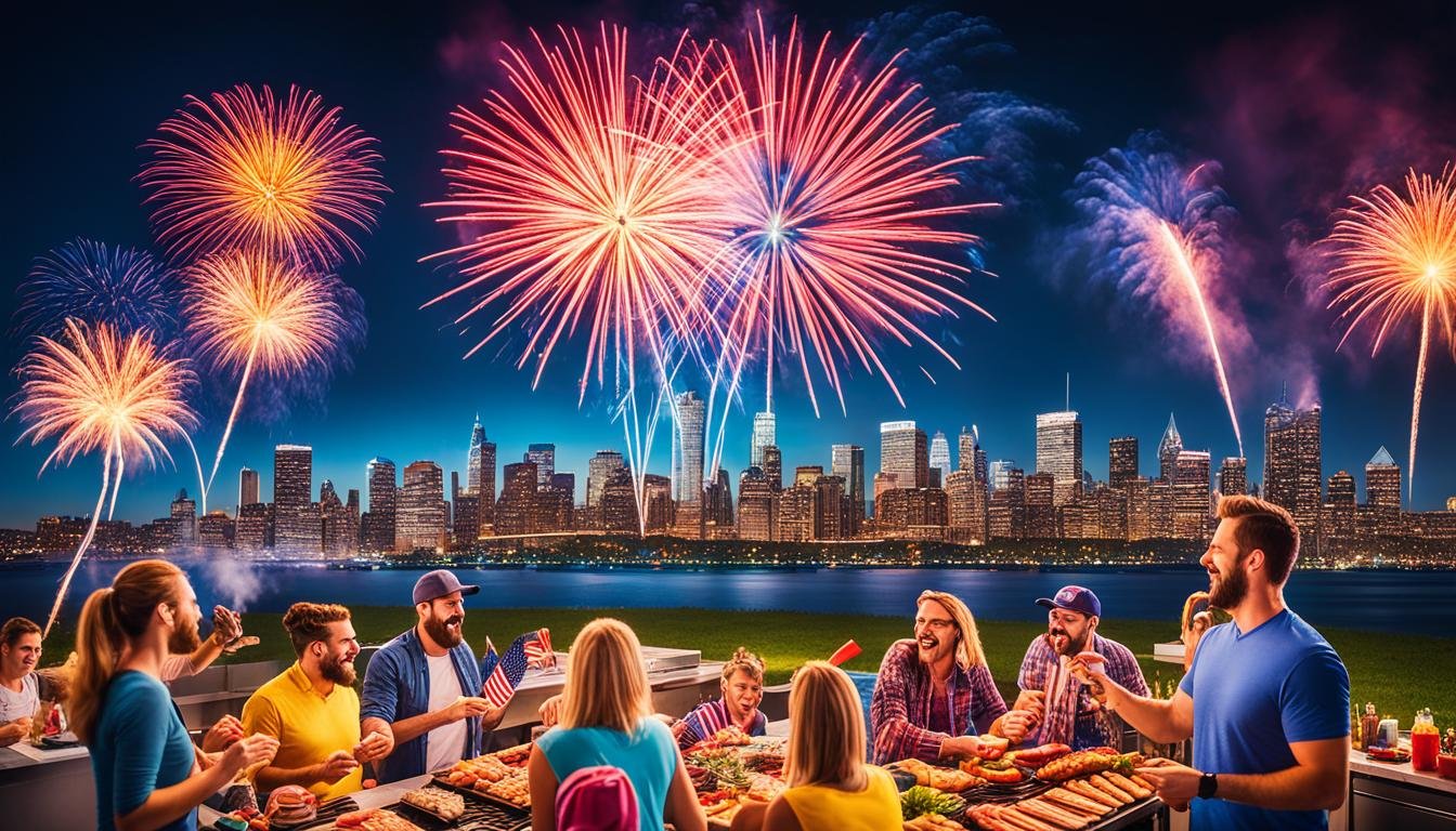 Stars and Stripes Spectacular: Celebrating with Fireworks and BBQs