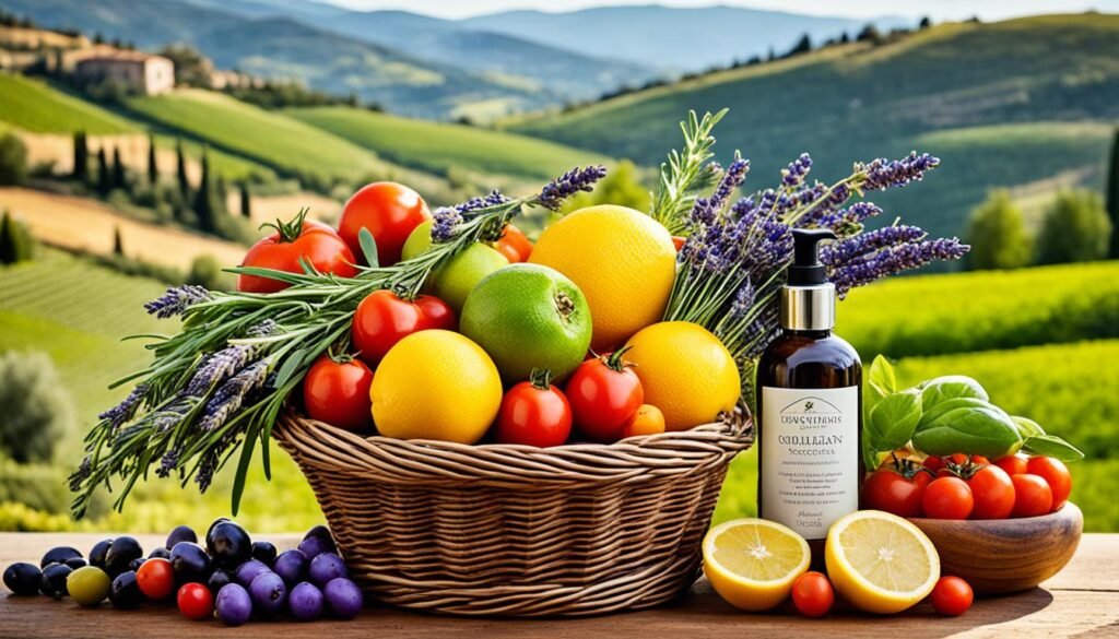 Natural Italian skincare ingredients